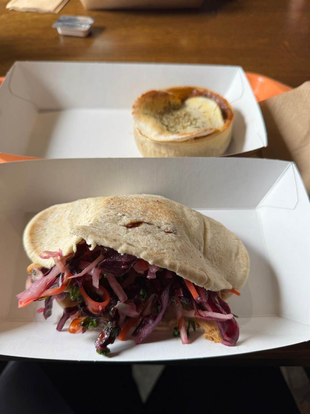 Lunch from the Ardbeg food van