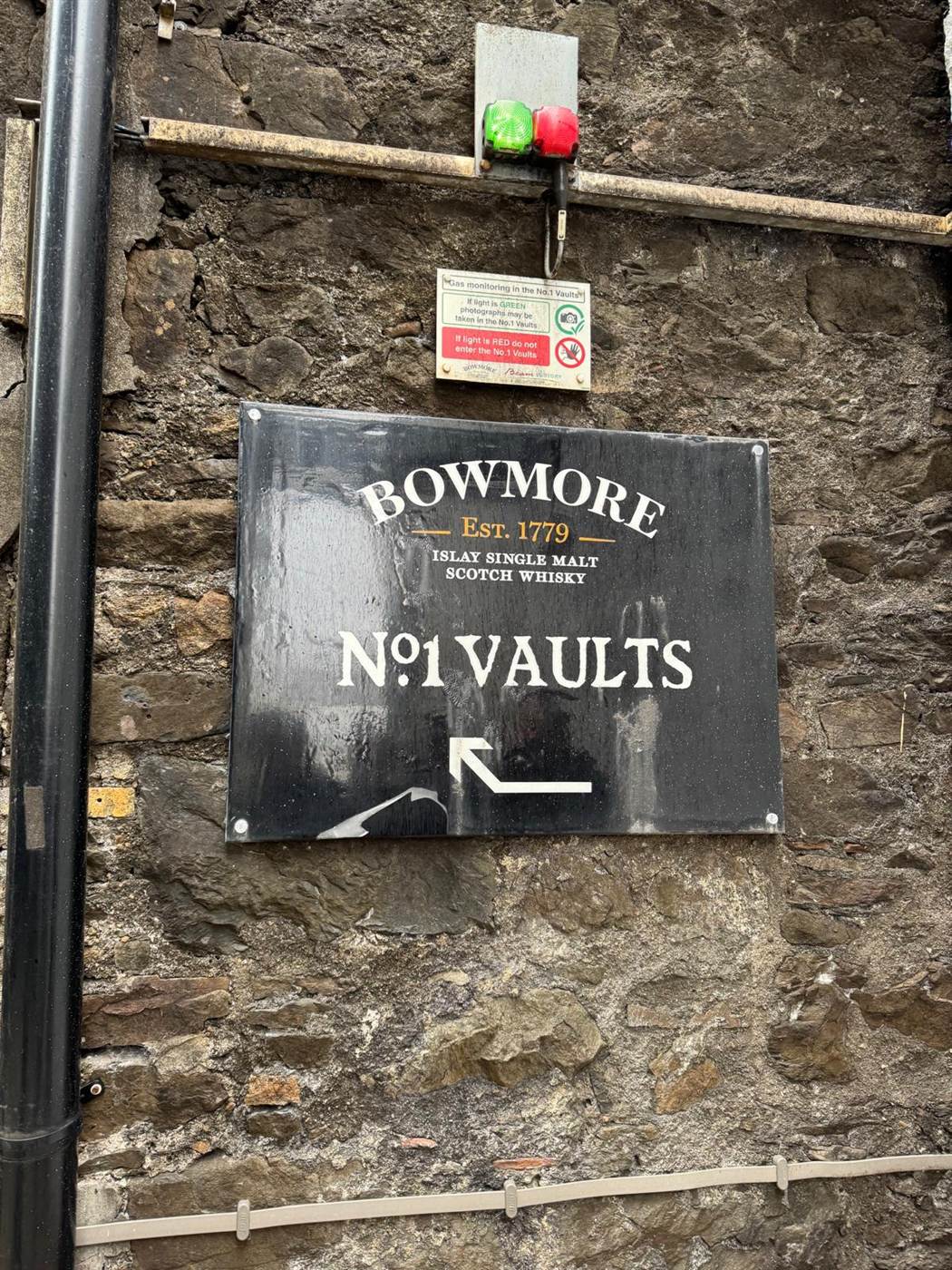 The No.1 Vaults, at sea level