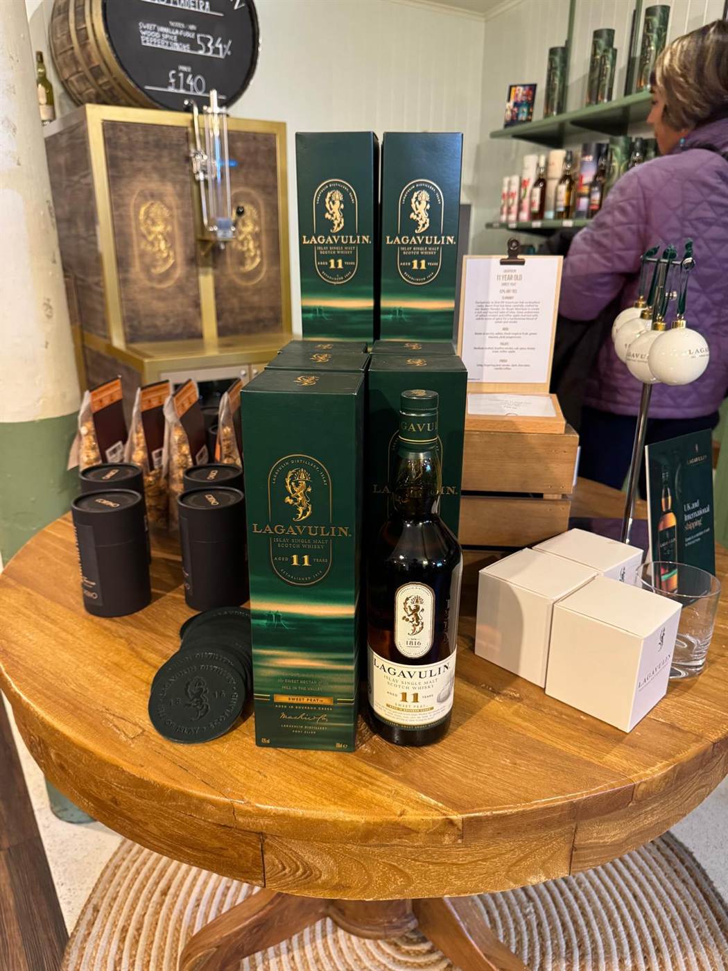 Inside the Lagavulin shop