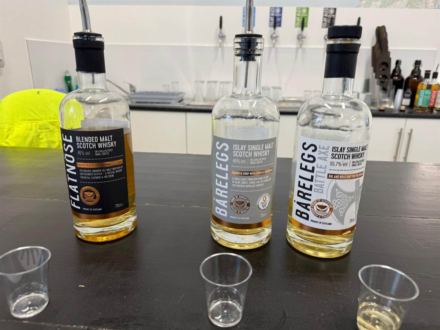 Tasting at Laggan Bay