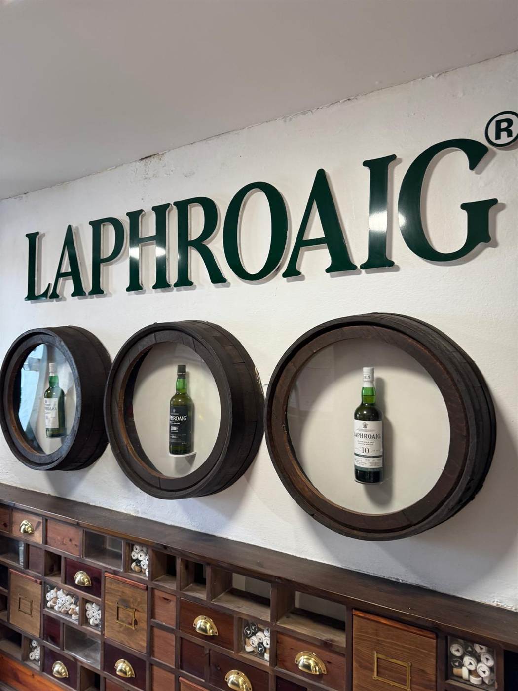 The Laphroaig shop