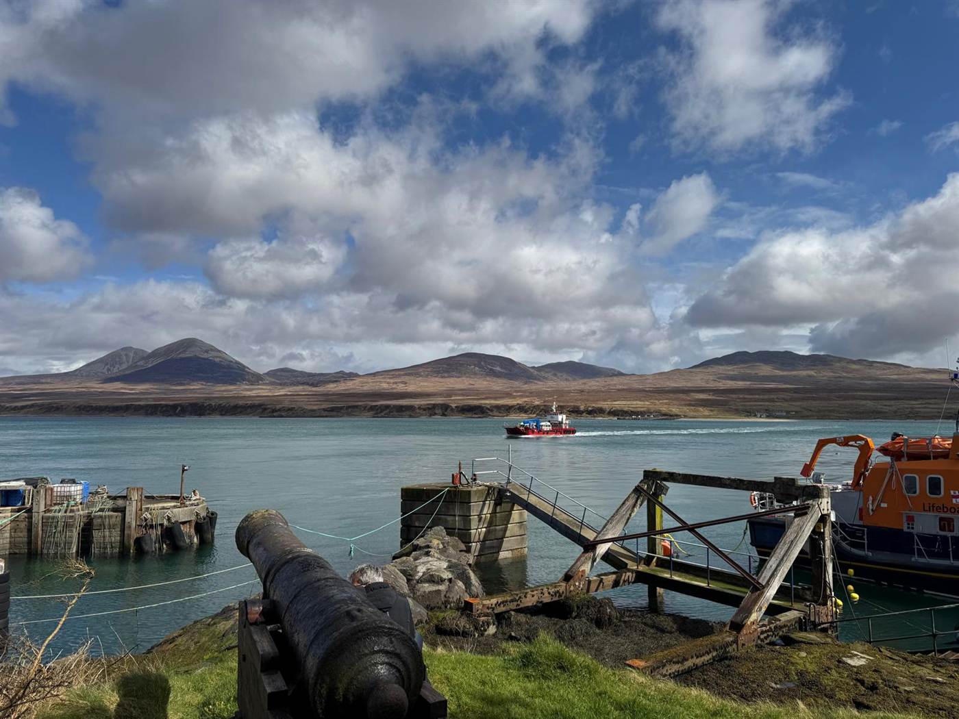 Port Askaig, looking out to Jura