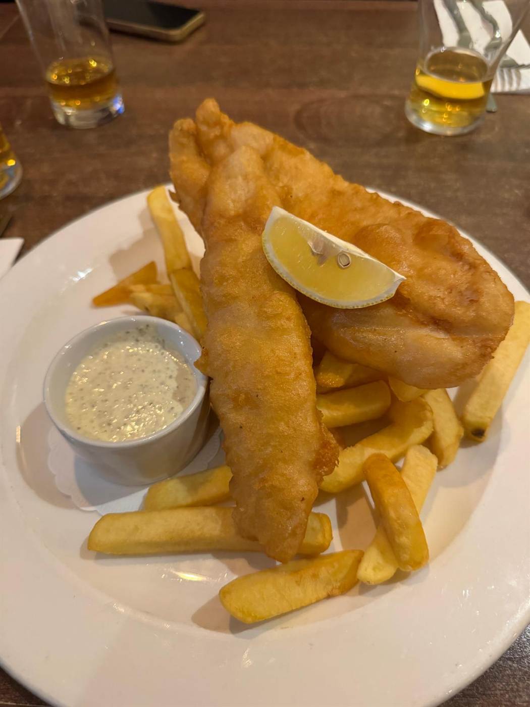 Fish and chips at Sea Salt, Port Ellen